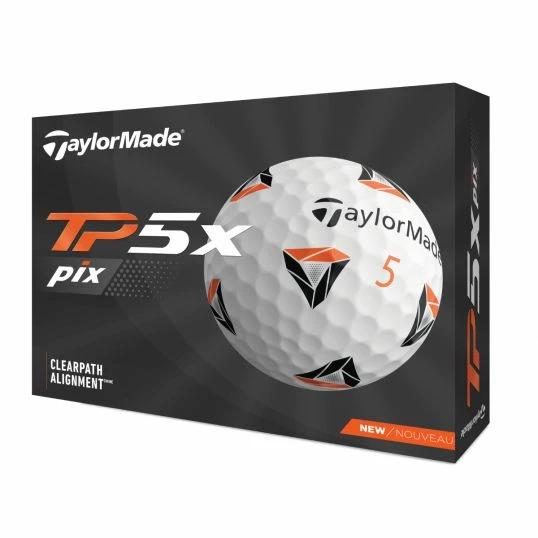 TaylorMade TP5x Pix Golf Balls 3 TaylorMade TP5x Pix Golf Balls