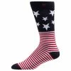 FootJoy ProDry Crew Socks Stars & Stripes -Golf Balls Sales 18004 red white blue 510 01