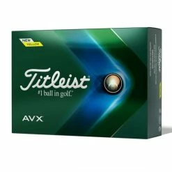 Titleist AVX Yellow Golf Balls 2022