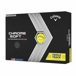 Callaway Chrome Soft X Yellow Triple Track Golf Balls