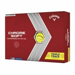 Callaway Chrome Soft Yellow Triple Track Golf Balls