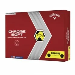 Callaway Chrome Soft Truvis Yellow/Black Golf Balls