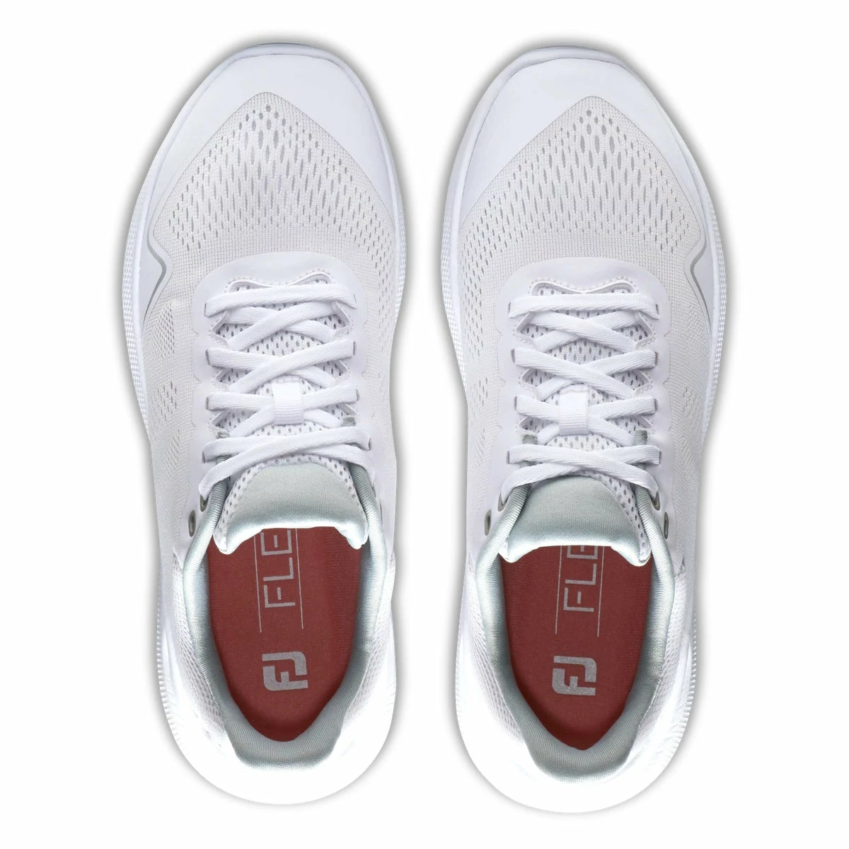 FootJoy Women's Flex Golf Shoes White/Tan 95764 5 FootJoy Women's Flex Golf Shoes White/Tan 95764 - Image 3