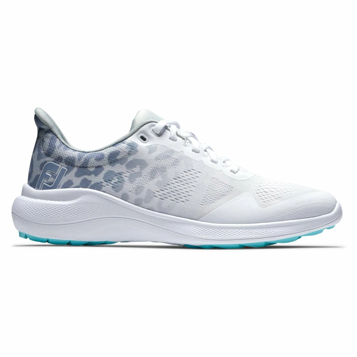 FootJoy Women's Flex Golf Shoes White/Grey/Multi 95767 - Image 4