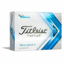 Titleist Velocity Golf Balls Matte Blue (1 Dozen)