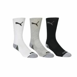 Puma Pounce Crew Cut Socks 3 Pair Pack