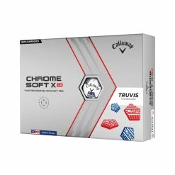 Callaway Chrome Soft X LS USA Golf Balls 1 Dozen