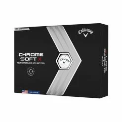 Callaway Chrome Soft X White Golf Balls 1 Dozen