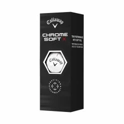 Callaway Chrome Soft X White Golf Balls 1 Dozen -Golf Balls Sales balls 2022 chrome soft x 2 4
