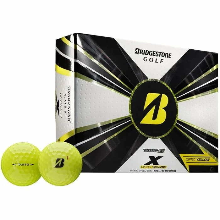 Bridgestone Tour B X Tour Yellow Golf Balls (1 Dozen) 2022 3 Bridgestone Tour B X Tour Yellow Golf Balls (1 Dozen) 2022
