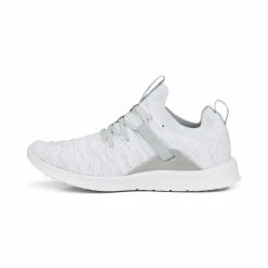 Puma Women's Laguna Fusion Knit Spikeless Golf Shoes - High Rise/White