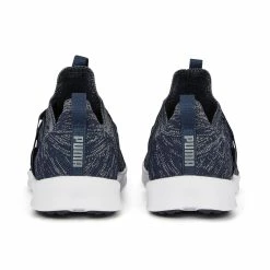 Puma Women's Laguna Fusion Knit Spikeless Golf Shoes - Navy Blazer/Grey -Golf Balls Sales low 20res 202000x2000 376082 03 bv
