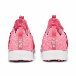 Puma Women's Laguna Fusion Knit Spikeless Golf Shoes - Pink/White -Golf Balls Sales low 20res 202000x2000 376082 04 bv