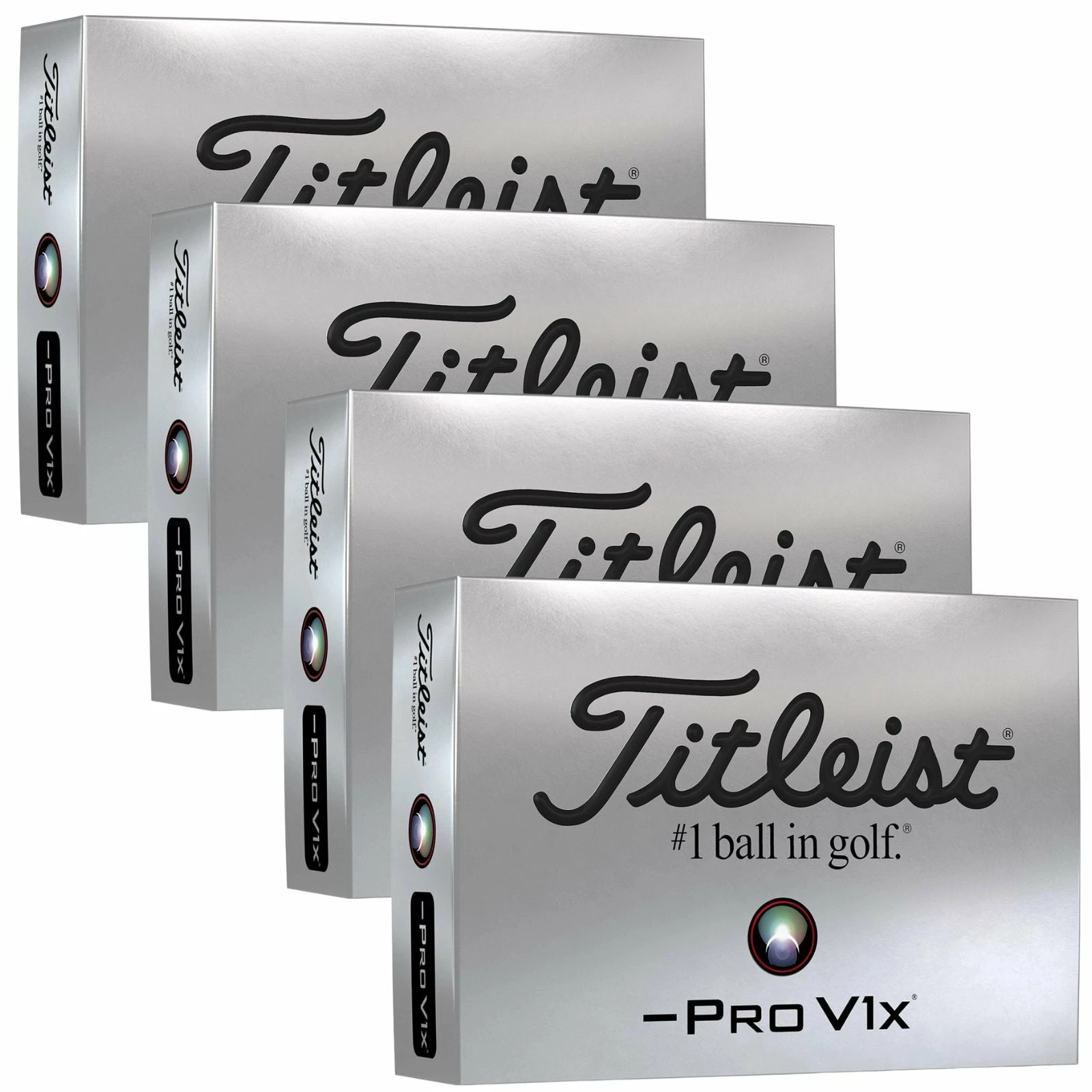 Titleist Pro V1 Left Dash Golf Balls White - Buy 3 Dozen, Get 1 Dozen Free 3 Titleist Pro V1 Left Dash Golf Balls White - Buy 3 Dozen, Get 1 Dozen Free