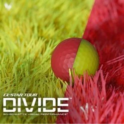 Srixon Q Star Tour Divide Golf Balls 1 Dozen - Brite Red/Yellow -Golf Balls Sales q star 20tour 20divide 20lifestyle