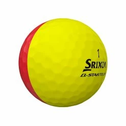 Srixon Q Star Tour Divide Golf Balls 1 Dozen - Brite Red/Yellow -Golf Balls Sales srixon 20q 20star 20tour 20divide 20golf 20balls 203