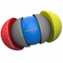 Srixon Q Star Tour Divide Golf Balls 1 Dozen - Brite Red/Yellow -Golf Balls Sales srixon 20q 20star 20tour 20divide 20golf 20balls 204