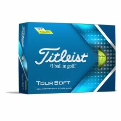 Titleist Tour Soft Golf Balls Yellow 2022 Model (1 Dozen)