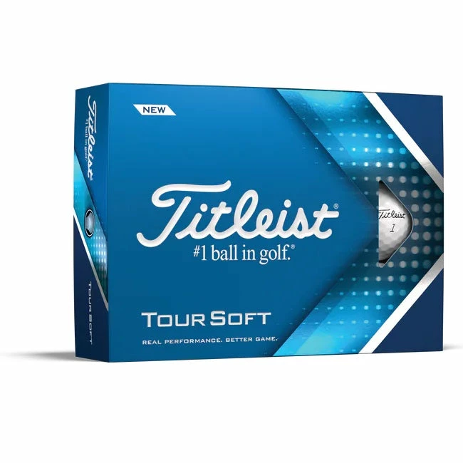 Titleist Tour Soft Golf Balls White 2022 Model (1 Dozen) 3 Titleist Tour Soft Golf Balls White 2022 Model (1 Dozen)